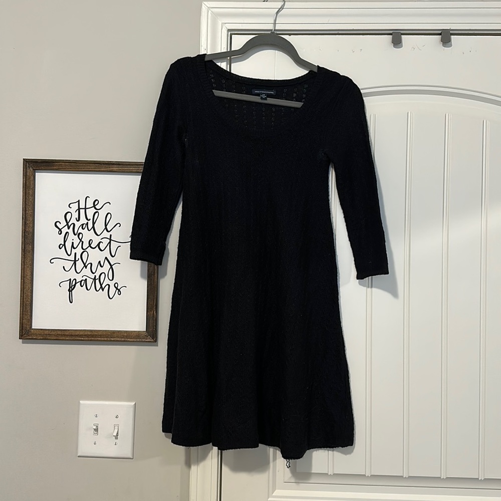 Erica eagle mini long sleeve dress